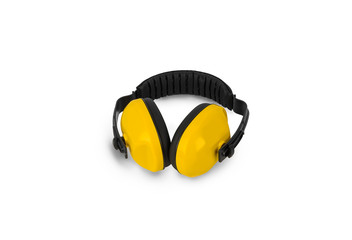 Protective ear muffs Isolated