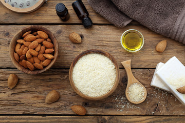 mandole prodotti per la cura della pelle e la bellezza del corpo