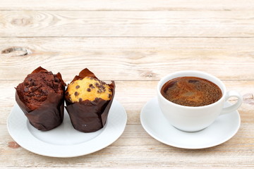 Muffiny z kawą