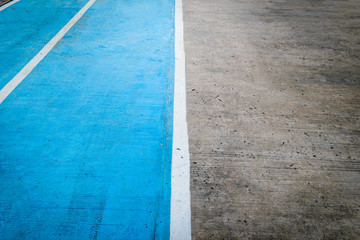 bicycle way with blue sign/icon/label