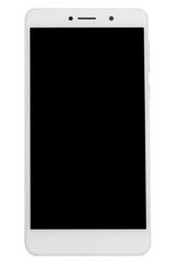 smartphone with a duo camera on white background. isolated