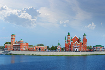 panorama of the city Yoshkar-Ola, Russia,
