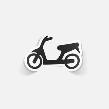 realistic design element: scooter