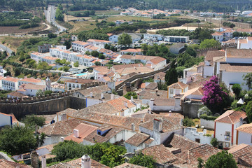 Fototapeta na wymiar A view of Óbidos, Portugal
