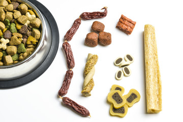  Dog-food in a bowl