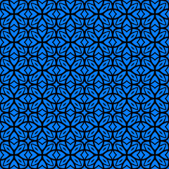 Vector art deco pattern with lacing shapes