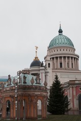 Building with dome