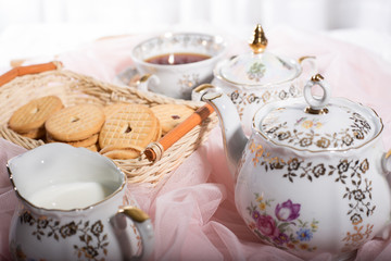 Morning tea concept.