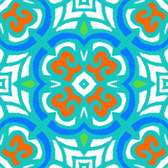 Vector multicolor ethnic pattern