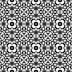 Vector art deco pattern in black and white