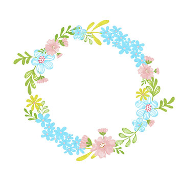 Hand-Painted Wreath