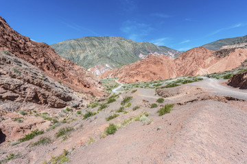Los Colorados in Purmamarca, Jujuy, Argentina.