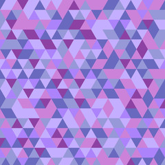 Fototapeta premium Multicolor purple geometric triangular illustration graphic background. Vector design