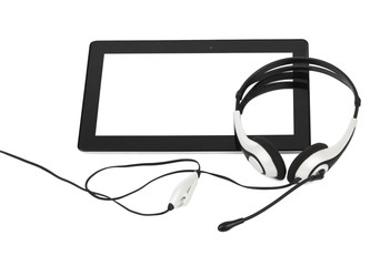 Touchpad pc and headphones