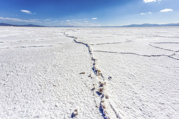 The Salinas Grandes in Jujuy, Argentina.