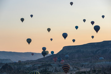 Hot Air Balloons over Cappadocia