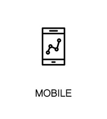 Mobile flat icon