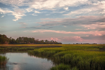  Salt Marsh Sunset,  Sapelo Island