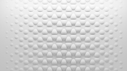 Naklejka premium Geometryczne tekstura biały wielokątny trójkąt. Tło renderowania 3d.