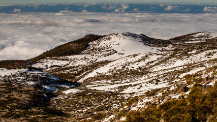 Mountain canary island teide tenerife