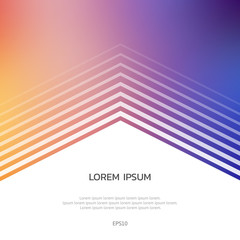 Abstract bright background with white lines and polygons.