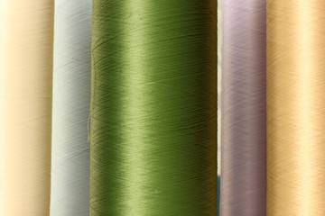 Colored sewing thread