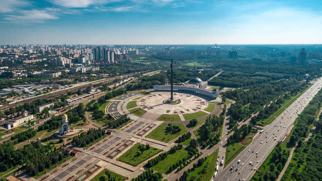 Poklonnaya Hill in Moscow, Russia
