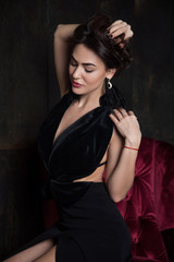 Naklejka premium attractive sexy woman