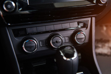 Obraz na płótnie Canvas dashboard, car interior