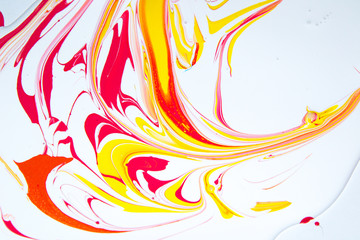 Smeared paint, paint spots, mixing, latex paint, paint drops, stains