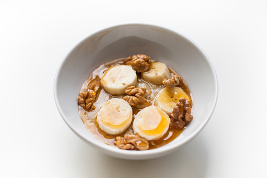 oatmeal with babanas honey nut