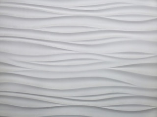 White plaster background wavy. Smooth transition, gradient
