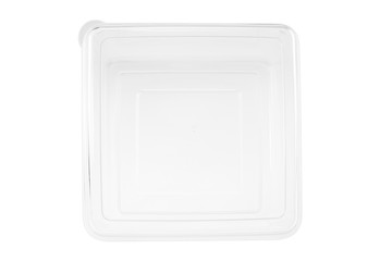 Plastic food container / Plastic container on white background. - 137253383