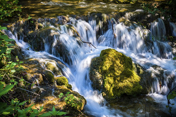 Fototapeta na wymiar Krka National Park Waterfall