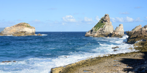 pointe des ch&acirc;teaux &agrave; saint fran&ccedil;ois en guadeloupe
