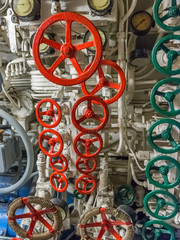 view of the engine room of the ship