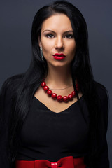 Portrait of a beautiful fashion woman