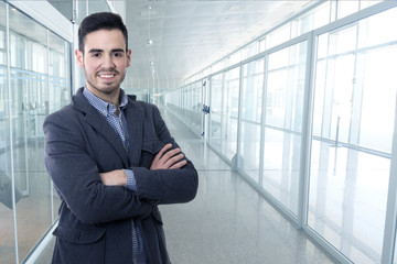 businessman and young and modern executives