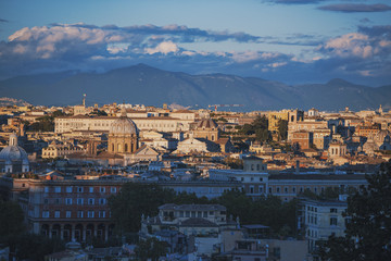 Naklejka premium Rome cityscape