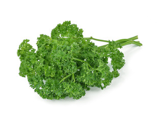 parsley isolated on white background
