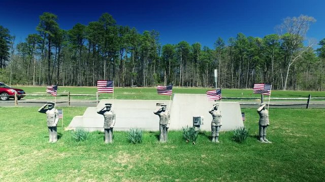 Veteran Memorial and Cemetery Honoring Our Country and Troops