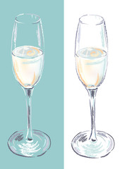 Champagne flute