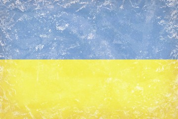 Grunge Ukraine flag background