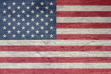 Fototapeta na wymiar Grunge USA flag