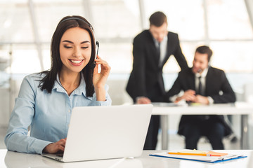 Business people working