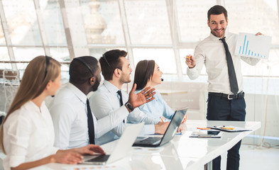 Business people working