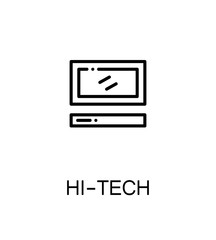 Hi-tech flat icon