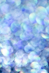 Beautiful Bubble Bokeh Holographic Background