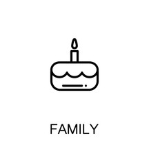 Family flat icon