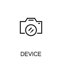 Device flat icon.